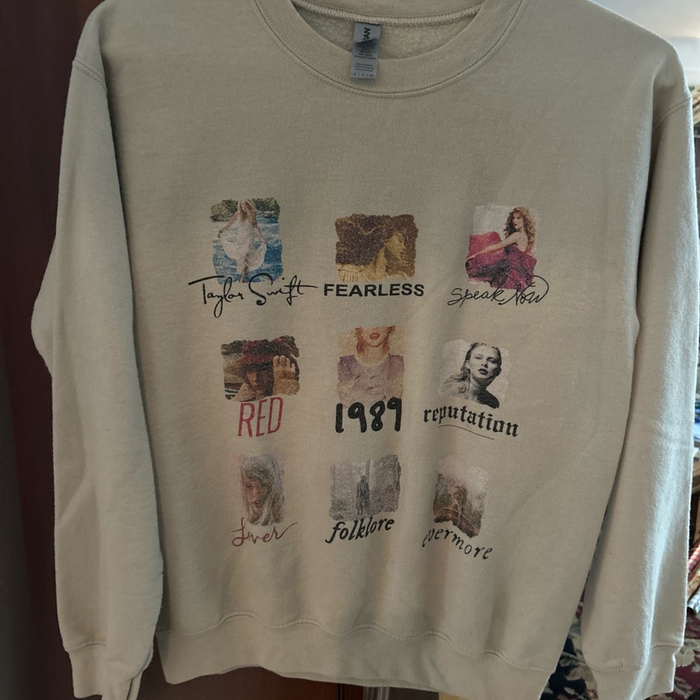Taylor Swift Albums Sweatshirt size Small